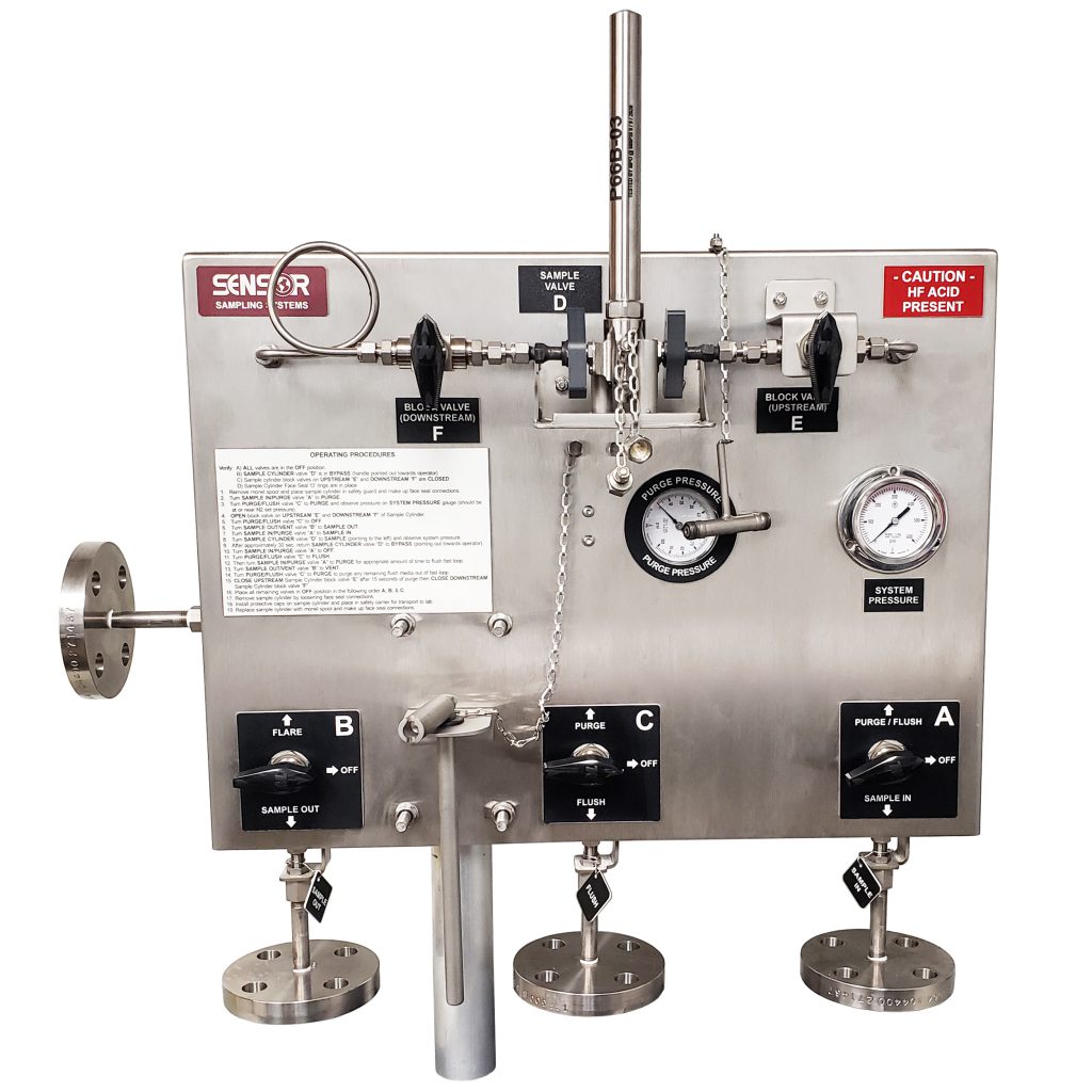 HF Alky Sample Station Sampling